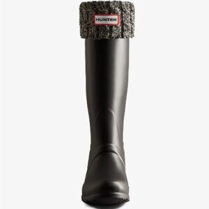 Hunter 6 Stitch Cable Cuff Tall Boot Socks